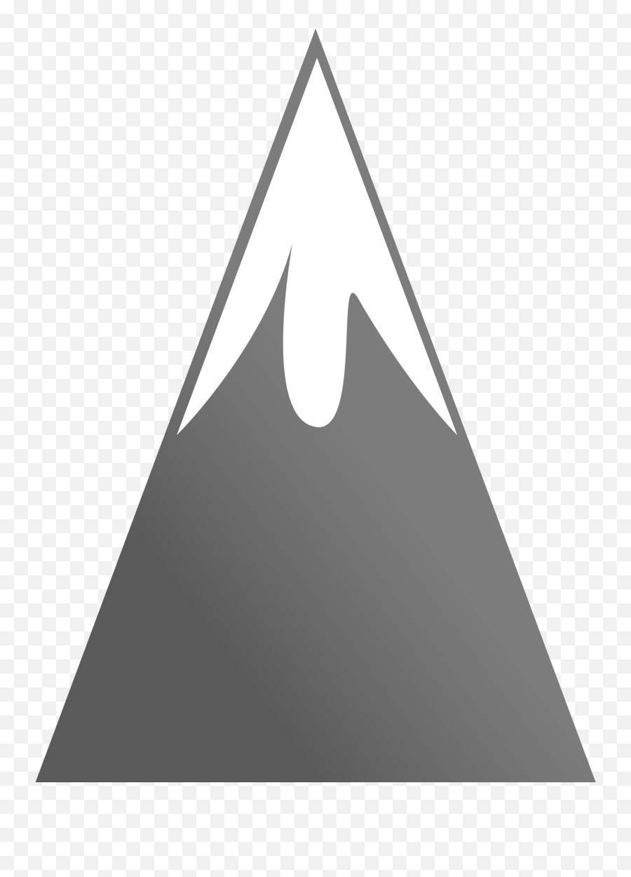 Mountain Clip Art At Vector Clip Art Image 8 - Clipartix Mountain Peak Clipart Emoji,Emoji Mountain