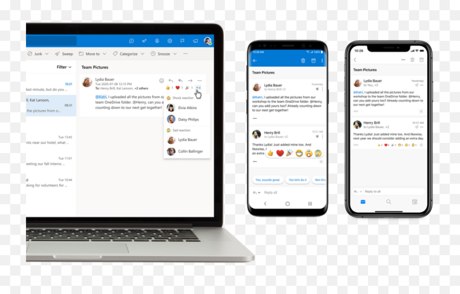 Outlook For Ios And Android Is Getting Better Voice Controls - Microsoft Announces New Voice Assistant For Outlook Microsoft Emoji,Zombie Emoji Android