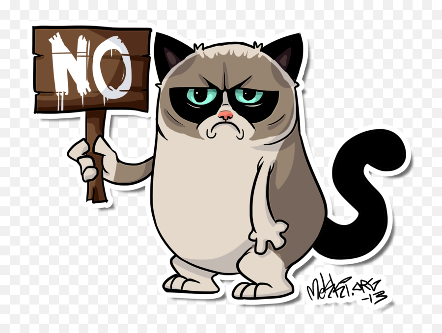 Library Of Angry Cat Banner Transparent Stock Png Files - Grumpy Cat Clip Art Emoji,Grumpy Cat Emoji