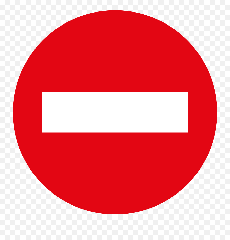 Traffic Signs - No Entry Road Sign Png Emoji,Hawaii Emoji