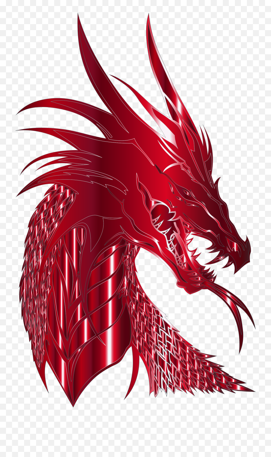 Dragon Head Transparent - Vector Dragon Head Png Emoji,Dragon Head Emoji