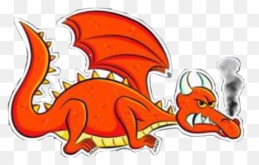 Red Dragon Cuteanime Hot Sticker - Emoji