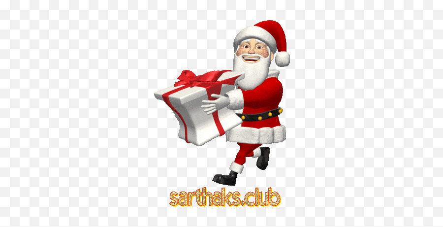Julith Wishing You Happy New Year 2020 - Santa Giving Gift Gif Emoji,Christmas Eve Emoji