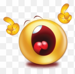 Crying Shouting Emoji - Shouting Emoji,Yelling Emoji