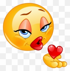 Heart In Hand Emoji Decal - Emoji Kisses,Emoji Hand Signs