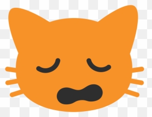 Emoji U1f640 - Android Cat Emoji Png,Weary Emoji
