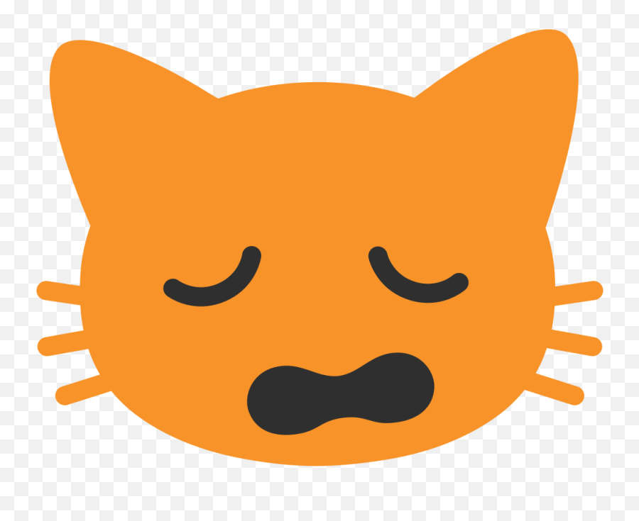 Emoji U1f640 - Android Cat Emoji Png,Weary Emoji