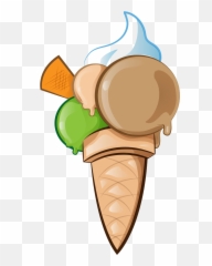 Picture - Italian Ice Cream Cartoon Emoji,Ice Cream Emojis