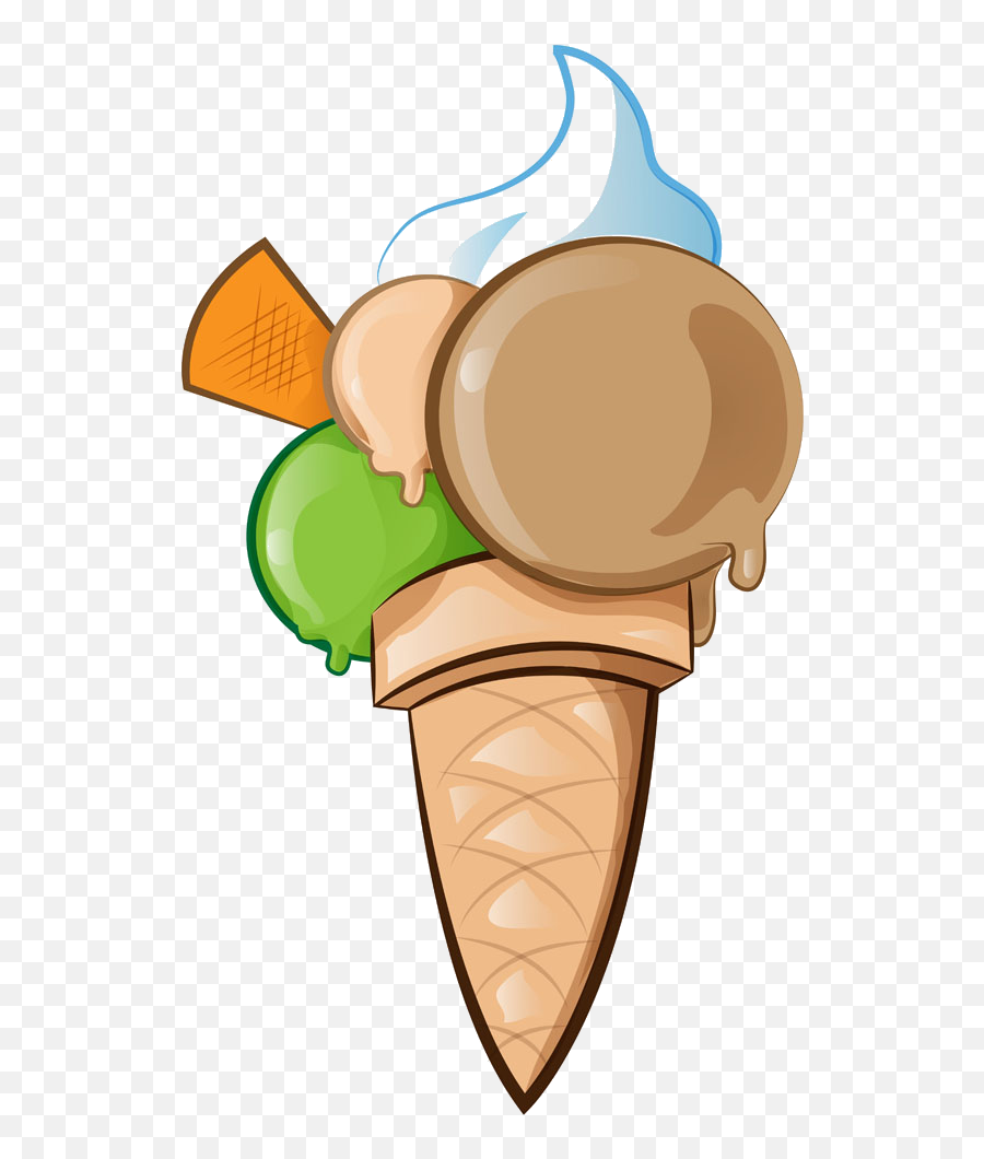 Picture - Italian Ice Cream Cartoon Emoji,Ice Cream Emojis