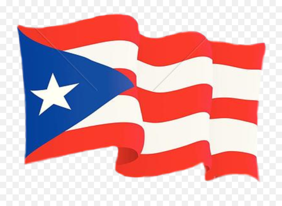 Puertorico Flag Redandblue - Puerto Rico Flag Drawing Emoji,Puerto Rico Flag Emoji