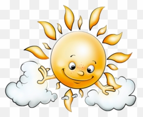 Sun With Clouds - Drawing Sun Good Morning Emoji,Hot Emoticons