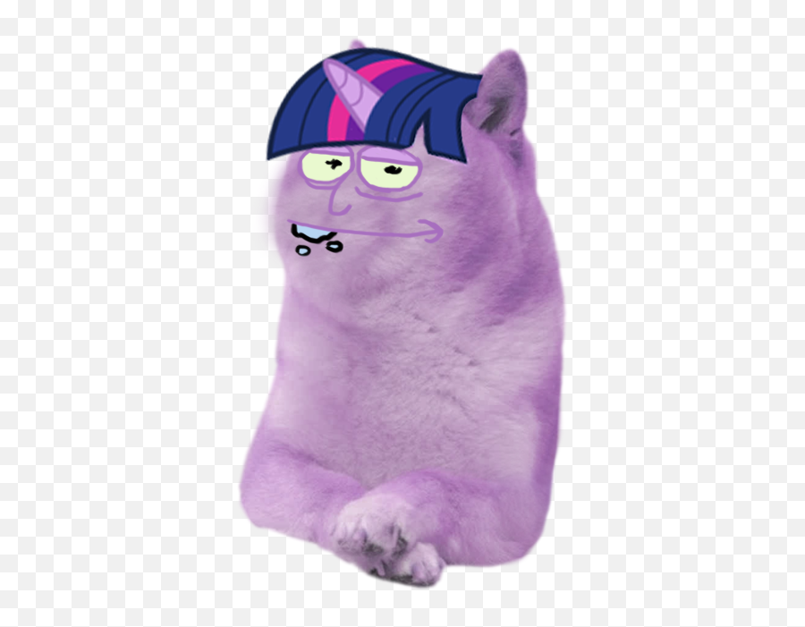 Doge Emoji,Purple Pickle Emoji