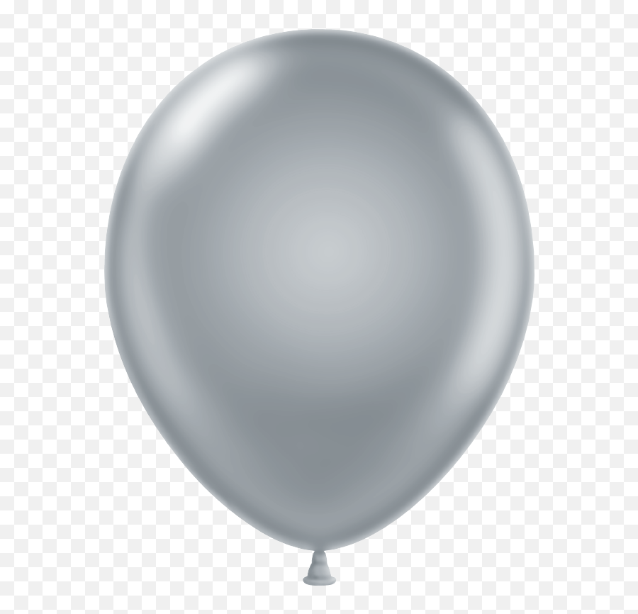 Silver Pearl Metallic Latex - Gray Balloons Emoji,House And Balloons Emoji