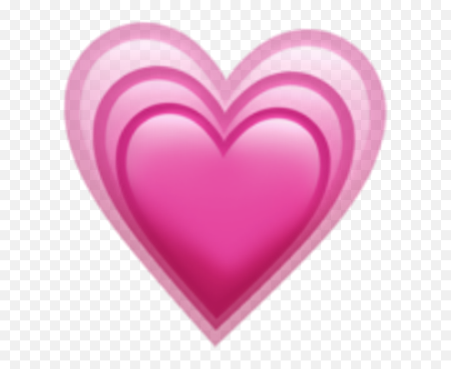 Download Hd Emoji Iphone Corazon Tumblr Sticker Alexa Png - Pink Love Heart Emoji,Corazon Emoji