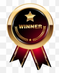 Awesome Promotion For You Only - Transparent Background Winner Ribbon Emoji