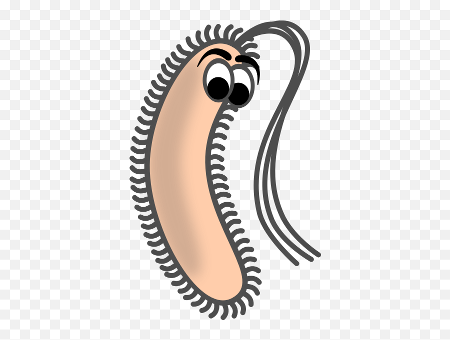 Funny Bacillus - Prokaryotic Cell Clipart Png Emoji,Rod Of Asclepius Emoji