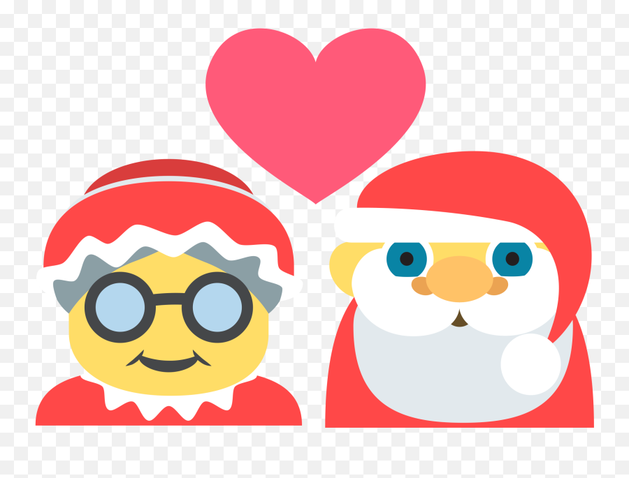 Download Emoji T - Santa And Mrs Claus Emoji,Santa Emoji