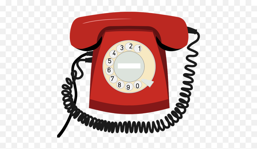 Old Style Telephone Vector Clip Art - Landline Phone Clipart Emoji,Us Flag Emoji Android