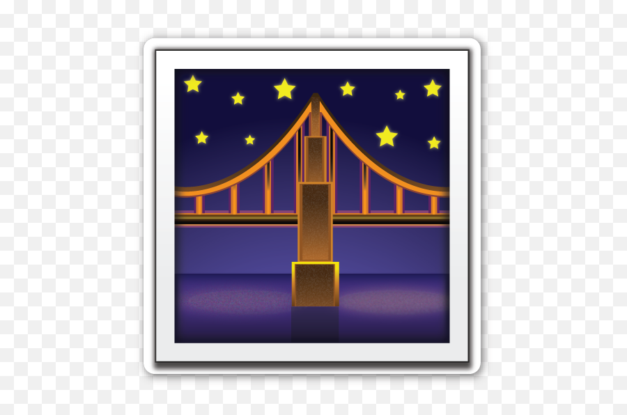 Bridge At Night - Tower Bridge London Emoticon Emoji,Bridge Emoji