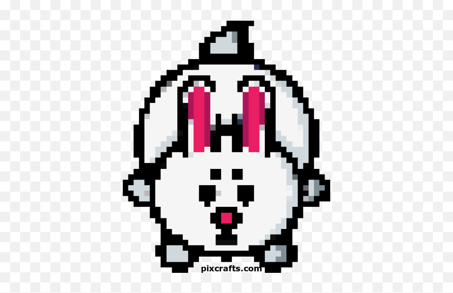 Free Pixel Art - Circle Emoji,Bunny Emoticon Text