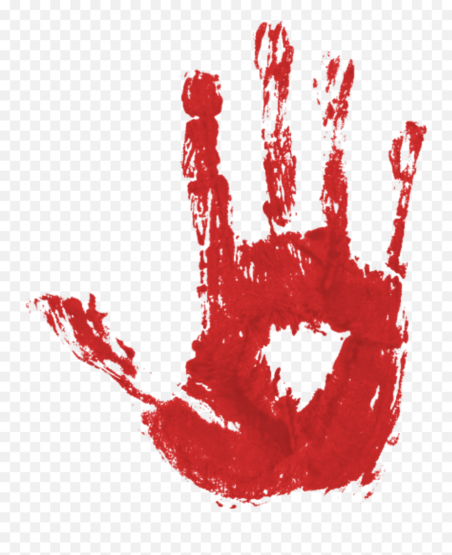 Blood Hand Print Pgntreecom Bloody Halloween - Bloody Transparent Background Bloody Hand Png Emoji,Blood Sign Emoji