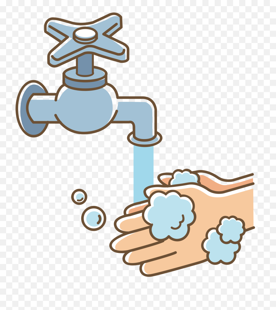 Wet Your Hands Clipart - Wash Hands Clipart Emoji,Wet Emoji Transparent