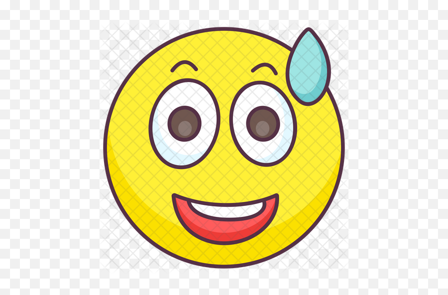 Cold Sweat Emoji Emoji Icon Of Colored - Smiley,Cold Emoji Png