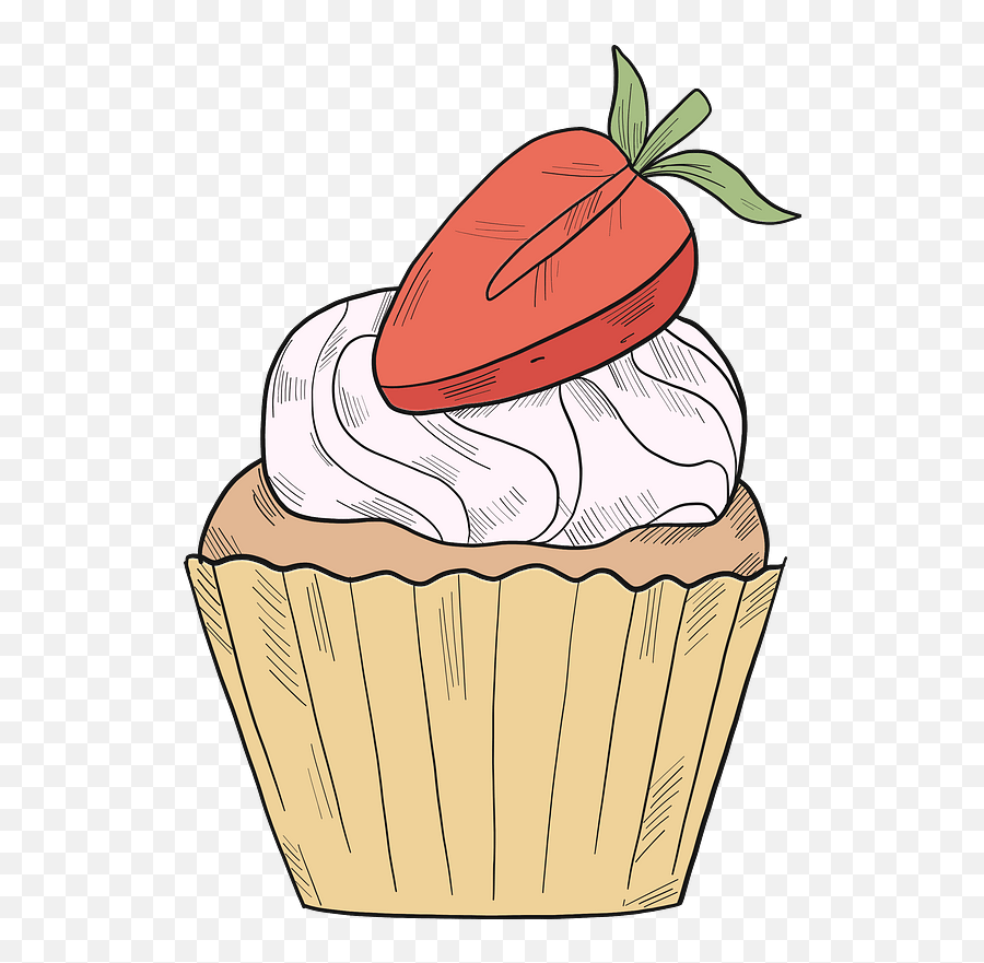 Cupcake Clipart Free Download Transparent Png Creazilla - Baking Cup Emoji,Emoji Cupcakes