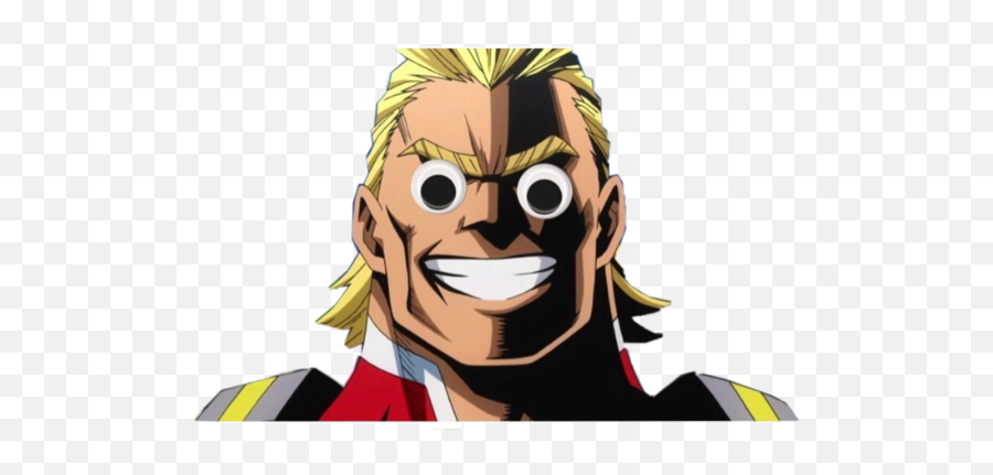Largest Collection Of Free - Toedit Googly Eyes Stickers My Hero All Might Emoji,Googly Eyes Emoji