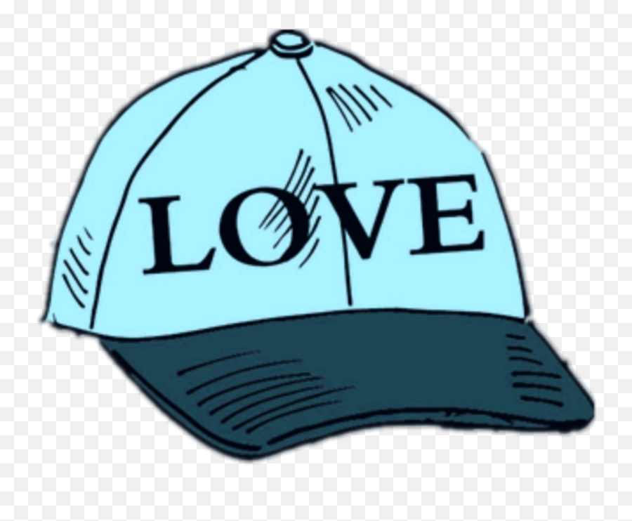 Love Caps Cap Hats Hat Blue Bluecap Sticker By Hola - For Baseball Emoji,Emoji Hats
