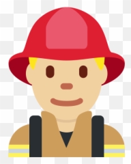 Twemoji2 1f468 - Firefighter Emoji Facebook
