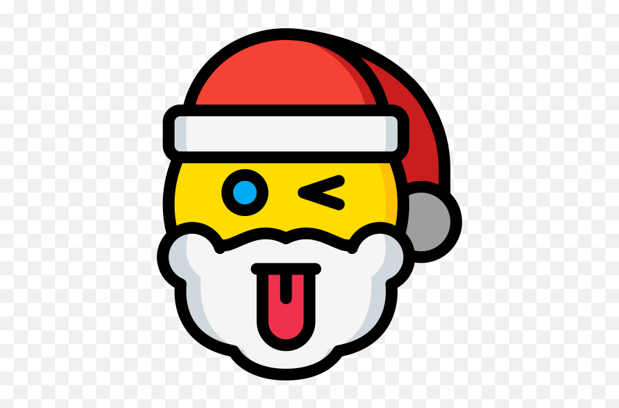 Wink - Free Christmas Icons Happy Emoji,Christmas Emojis Copy And Paste