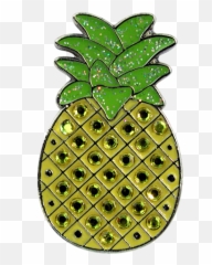 Pineapple Crystal Ball Marker And Matching Golf Ball Gift Set - Pineapple Ball Marker Emoji,Emoji Golf Balls