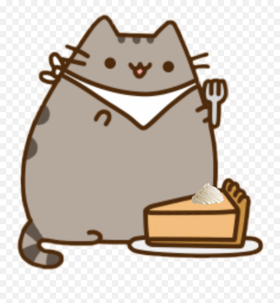 Scpumpkinpie Pumpkin Pie Sticker - Pusheen Gif Emoji,Pumpkin Pie Emoji