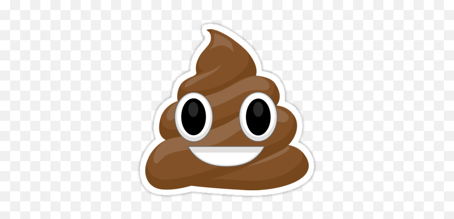 Happy Poop Emoticon Emoji Png - Emoticon Poop Png,Brown Emoji