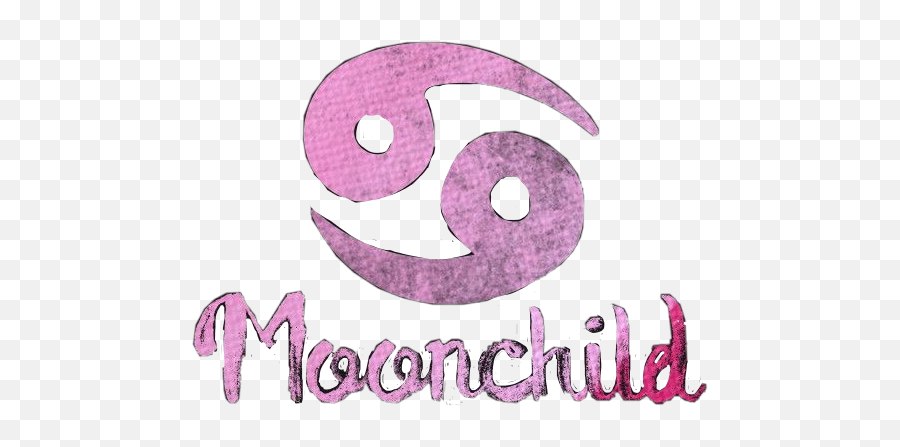 Sign Zodiac Moonchild Text Freetoedit - Illustration Emoji,Cancer Sign Emoji