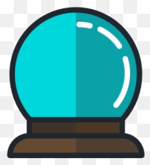 Green Background Clipart - Crystal Ball Vector Art Emoji