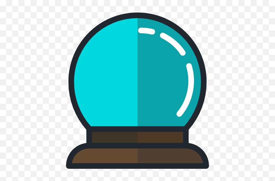 Green Background Clipart - Crystal Ball Vector Art Emoji,Magic Ball Emoji