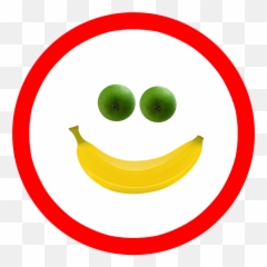 Smile Fruit Banana - Apple Fruit Smile Emoji,Hug Emoticon Text