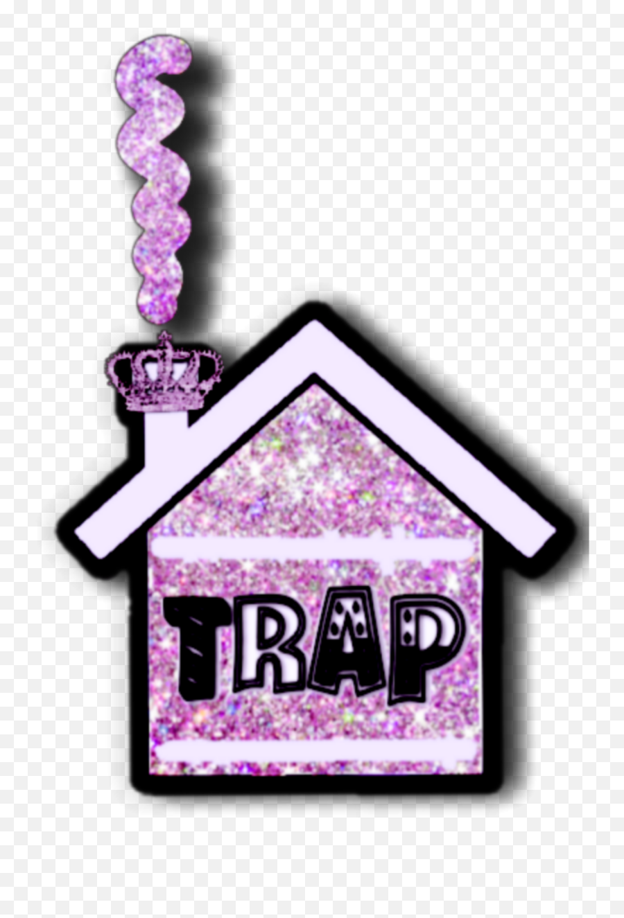 Traphouse Trap House Glitter - Transparent Trap House Logo Emoji,Trap House Emoji