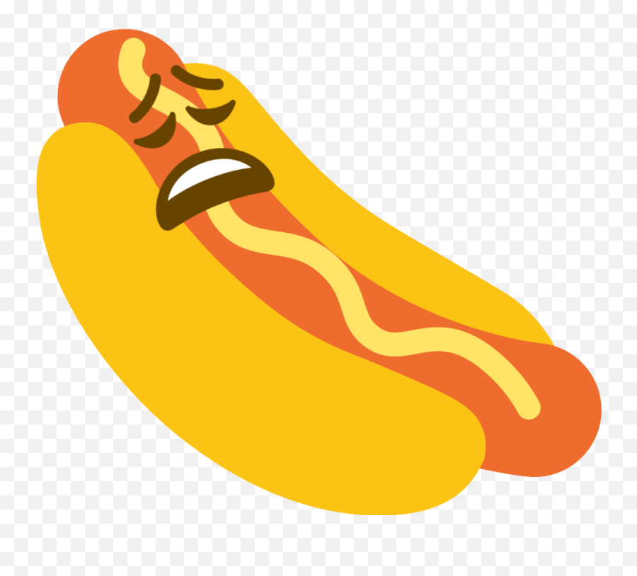 Hotdogweary - Clip Art Emoji,Weary Emoji