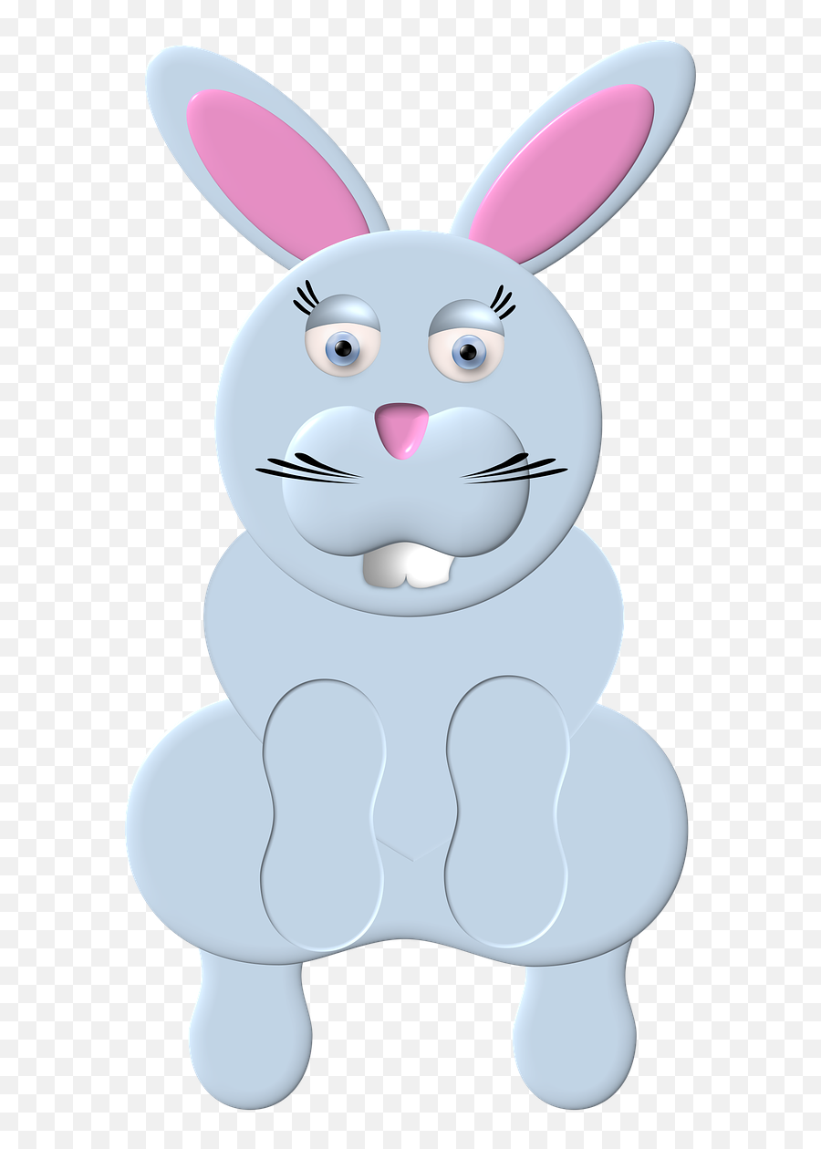 Bunny Rabbit Animal Easter Cute - Rabbit Emoji,Cute Emoji Cakes