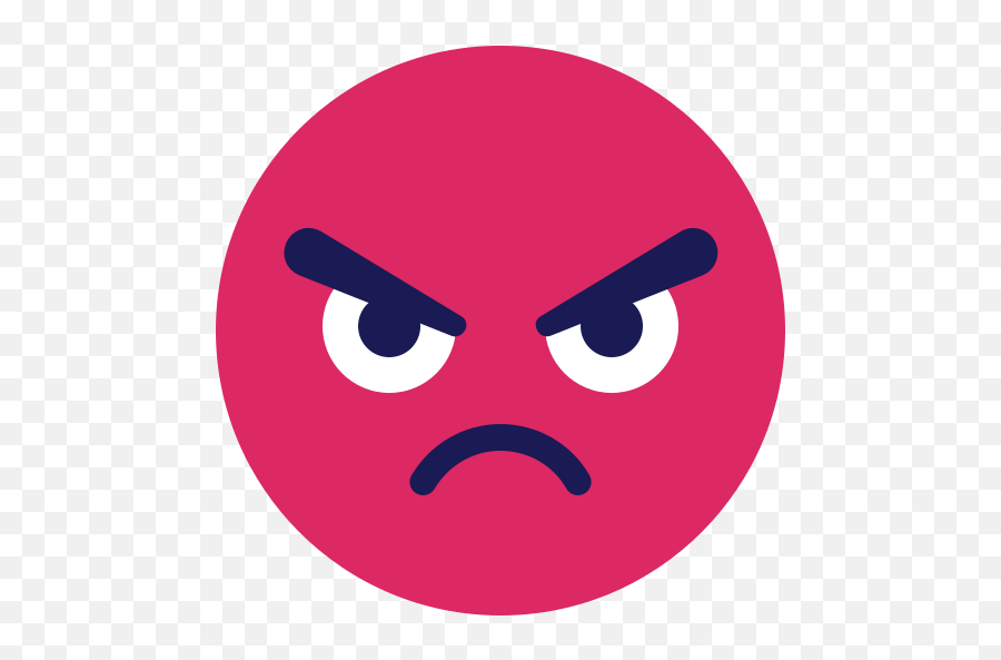 Angry Sad Unhappy Free Icon Of Emoji 1 - Circle,Sad Angry Emoji