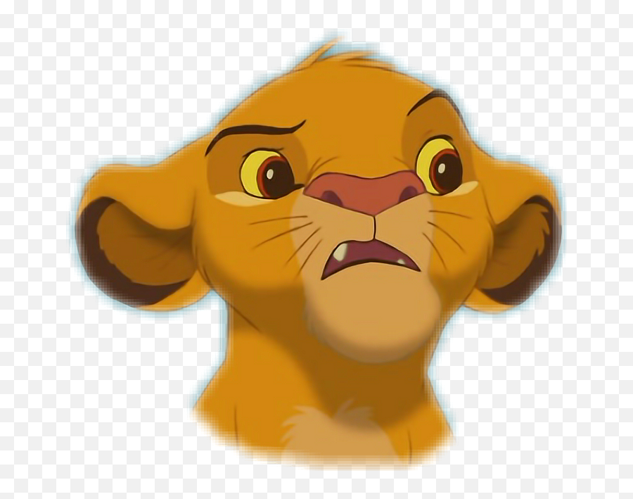 Simba Lion King - Cartoon Emoji,Lion King Emojis