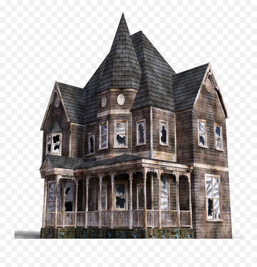 Halloween Horror Haunted House - Horror House No Background Emoji,Evil Clown Emoji