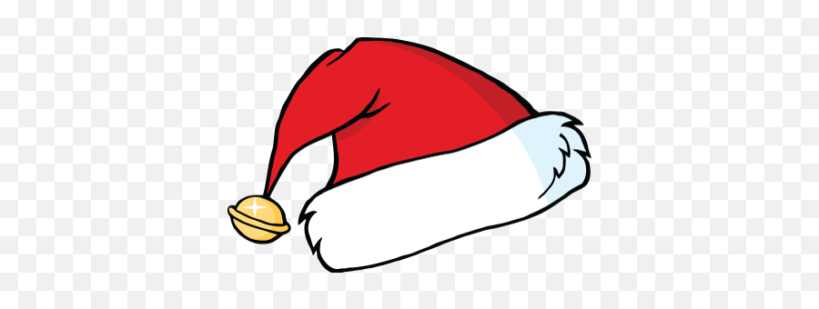 Santa Hat Transparent Clipart Stick - Cartoon Transparent Background Santa Hat Emoji,Emoji With Santa Hat