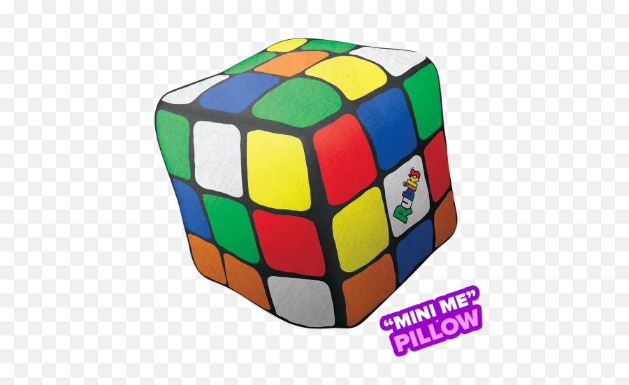 Mini Rubiks Cube Scented Microbead Pillow - Cube Emoji,Ice Cube Emoji
