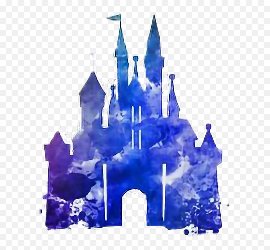 Disney Castle Stickerart Freetoedit - Disney Castle Mickey And Minnie Emoji,Disney Castle Emoji