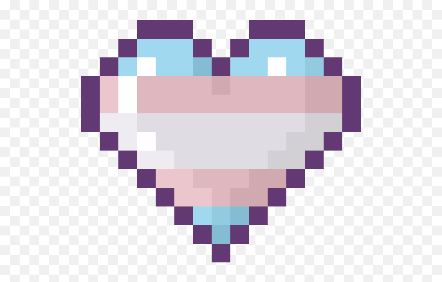 Transparent Trans Flag Pixel - Pink Pixel Heart Transparent Emoji,Jewish Flag Emoji