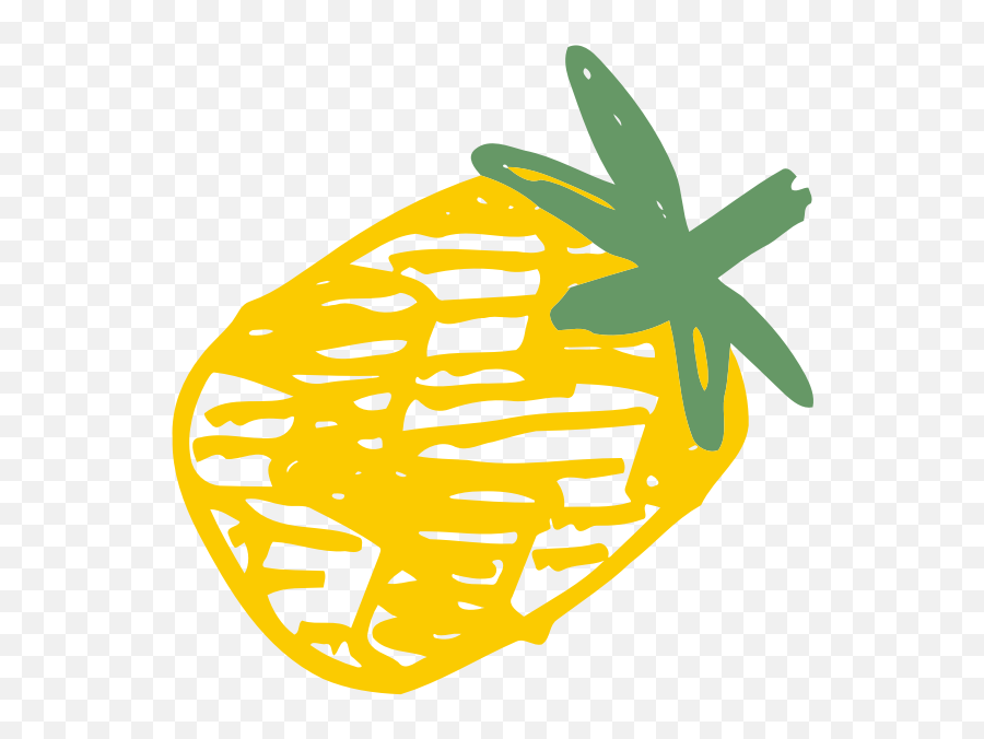 Sketched Pineapple - Pineapple Emoji,Avocado Emoji Apple